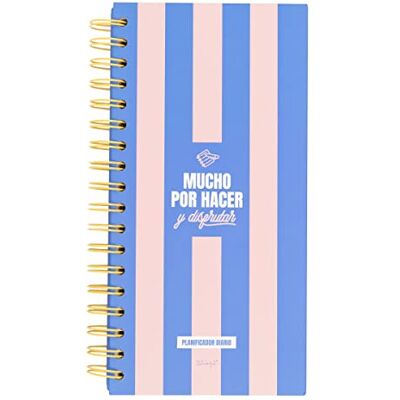 Mr. Wonderful Planificador diario rosa Mucho por hacer y disfrutar Mr. Wonderful Planificador diario rosa Mucho por hacer y disfrutar