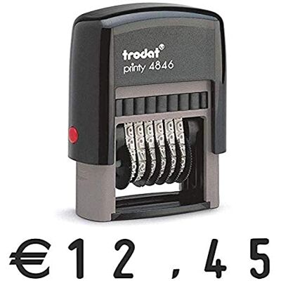 Trodat Timbro numeratore autoinchiostrante Printy 4846 TR4530 Trodat Timbro numeratore autoinchiostrante Printy 4846 TR4530