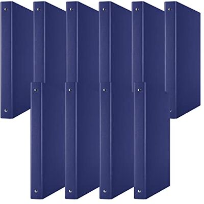DONAU Archivador de anillas azul marino con mecanismo de 4 juntas tóricas de 20 mm, DIN A4, cartón/plástico, cartón de 1,9 mm de grosor con Eco PP 100µ, paquete de 10 unidades DONAU Archivador de anillas azul marino con mecanismo de 4 juntas tóricas de 20 mm, DIN A4, cartón/plástico, cartón de 1,9 mm de grosor con Eco PP 100µ, paquete de 10 unidades