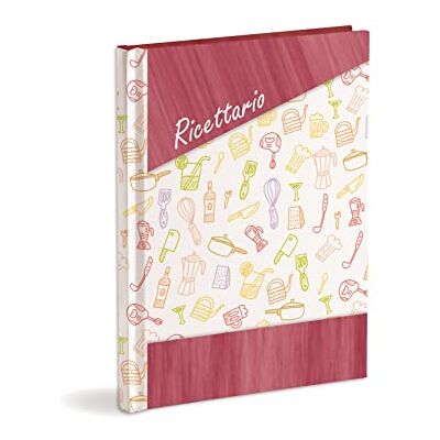 Mareli Recetario personal para escribir con 3 marcapáginas de comida con 60 hojas (120 páginas sin numerar) en papel marfil a rayas Mareli Recetario personal para escribir con 3 marcapáginas de comida con 60 hojas (120 páginas sin numerar) en papel marfil a rayas