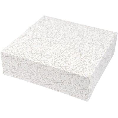 Garcia de Pou García de Pou 50 unidades Cajas Pastelería Sin Ventana 'Thepack' 250 G M2 32X32X10 Cm Blanco Cartón Ondulado Nano-Micro Garcia de Pou García de Pou 50 unidades Cajas Pastelería Sin Ventana 'Thepack' 250 G M2 32X32X10 Cm Blanco Cartón Ondulado Nano-Micro