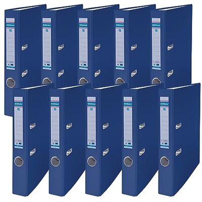 DONAU Master Binder Archivador de Palanca (10 Unidades, DIN A4, 5 cm, 10 Unidades, Cubierta de plástico PP/cartón, Ranuras para Papel, Carpeta de Oficina, Carpeta de Anillas DONAU Master Binder Archivador de Palanca (10 Unidades, DIN A4, 5 cm, 10 Unidades, Cubierta de plástico PP/cartón, Ranuras para Papel, Carpeta de Oficina, Carpeta de Anillas
