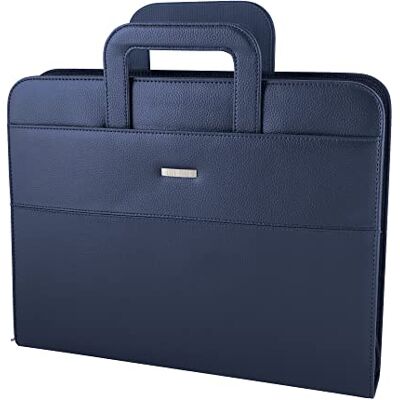 Niji Organizador personal Organizador personal (Azul, Tela, Cuero, Cremallera) Niji Organizador personal Organizador personal (Azul, Tela, Cuero, Cremallera)