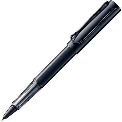 Lamy AL-star black Bolígrafo Rollerball con grip transparente, ergonómico y ancho de trazo M cuerpo de aluminio ligero incluye recambio roller M 63 en negro Lamy AL-star black Bolígrafo Rollerball con grip transparente, ergonómico y ancho de trazo M cuerpo de aluminio ligero incluye recambio roller M 63 en negro