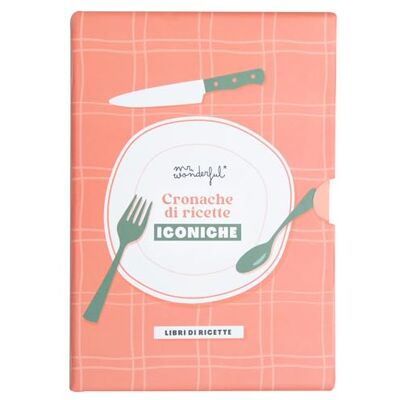 Mr. Wonderful Libros de recetas Crónicas de recetas icónicas Libro de recetas con 6 divisores, para dividirlas por temas Mr. Wonderful Libros de recetas Crónicas de recetas icónicas Libro de recetas con 6 divisores, para dividirlas por temas