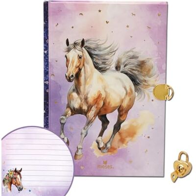 moses . Diario con cierre de corazón, 192 páginas rayadas para notas personales y recordatorios, cuaderno con acabado de lámina dorada, incluye bolsillo de bolsillo, regalo para amantes de los caballos moses . Diario con cierre de corazón, 192 páginas rayadas para notas personales y recordatorios, cuaderno con acabado de lámina dorada, incluye bolsillo de bolsillo, regalo para amantes de los caballos