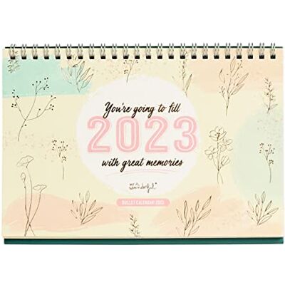 Mr. Wonderful Bullet tipo calendar You're going to fill 2023 with great memories, Azul Mr. Wonderful Bullet tipo calendar You're going to fill 2023 with great memories, Azul