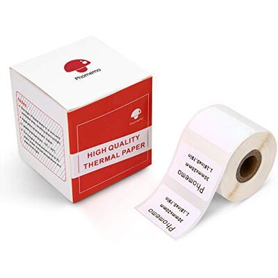 Phomemo Etiquetas Adhesivas Térmicas 30×20mm para M110 M220 M108, 300 Pcs Etiquetas pegatinas Personalizadas para logo, diseños, regalos, Decoración, para M110/M108/M221/M220, Blanco Phomemo Etiquetas Adhesivas Térmicas 30×20mm para M110 M220 M108, 300 Pcs Etiquetas pegatinas Personalizadas para logo, diseños, regalos, Decoración, para M110/M108/M221/M220, Blanco