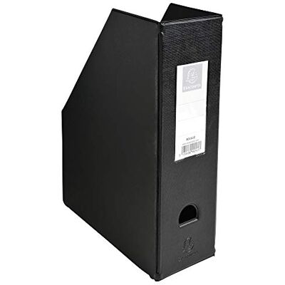 Exacompta Ref. Referenciero de PVC Parte trasera de 10 cm Se entrega plano Dimensiones 31,5 x 23,5 x 10 cm Para documentos A4 Color negro Exacompta Ref. Referenciero de PVC Parte trasera de 10 cm Se entrega plano Dimensiones 31,5 x 23,5 x 10 cm Para documentos A4 Color negro