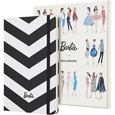 Moleskine Cuaderno de edición limitada barbie grande a rayas para coleccionistas Moleskine Cuaderno de edición limitada barbie grande a rayas para coleccionistas