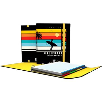 Grafoplas Carpeta con Recambio y Solapa A4 Carpeplús California Bits&Bobs Incluye Separadores Goma Elástica Cierre Lomo Curvo Ergonómico Papel Cudricula 5x5 90g Certificado FSC Grafoplas Carpeta con Recambio y Solapa A4 Carpeplús California Bits&Bobs Incluye Separadores Goma Elástica Cierre Lomo Curvo Ergonómico Papel Cudricula 5x5 90g Certificado FSC