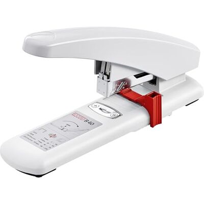 Novus B 40/4 100 hojas de capacidad de servicio pesado grapadora 55mm máxima de papel de inserción Profundidad Gris/Negro Novus B 40/4 100 hojas de capacidad de servicio pesado grapadora 55mm máxima de papel de inserción Profundidad Gris/Negro