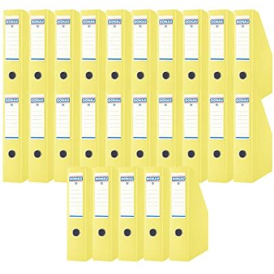 OFFICER PRODUCTS DONAU Archivador de cartón (25 unidades, 25 unidades, hasta 750 hojas, para la oficina, la escuela y el hogar, para guardar documentos en formato A4) OFFICER PRODUCTS DONAU Archivador de cartón (25 unidades, 25 unidades, hasta 750 hojas, para la oficina, la escuela y el hogar, para guardar documentos en formato A4)