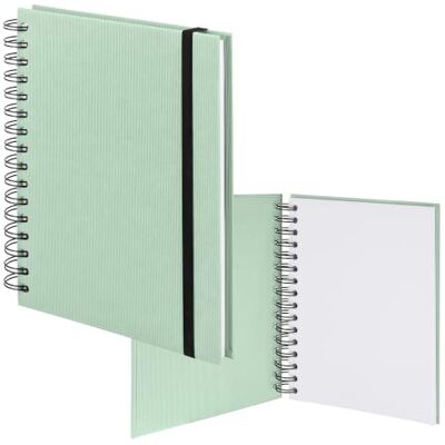Rössler Papier S.O.H.O. Cuaderno Wire-O con cierre elástico, DIN A5, 21,8 x 15,5 x 2 cm, 80 hojas, menta, 1 unidad Rössler Papier S.O.H.O. Cuaderno Wire-O con cierre elástico, DIN A5, 21,8 x 15,5 x 2 cm, 80 hojas, menta, 1 unidad