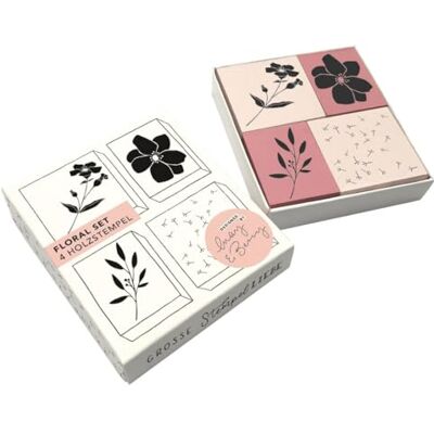 COLOP May and Berry Juego de sellos de madera, diseño floral COLOP May and Berry Juego de sellos de madera, diseño floral