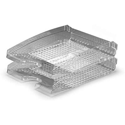 Durable Bandejas de cartas (Trend, para formato DIN A4 a C4, apilables) 6 piezas, transparentes Durable Bandejas de cartas (Trend, para formato DIN A4 a C4, apilables) 6 piezas, transparentes