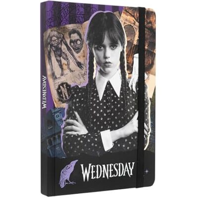 Grupo Erik Miercoles Addams Cuaderno A5 hojas blancas Grupo Erik Miercoles Addams Cuaderno A5 hojas blancas