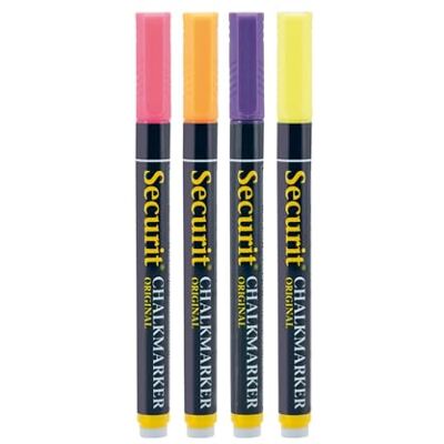 SECURIT Set de 4 Rotuladores de Tiza Líquida Para Superficies No Porosas (Pizarra, Vidrio, Metal, Espejo, etc.) Punta Fina 1-2 mm 4 Colores (Naranja, Rosa, Violeta, Amarillo) SECURIT Set de 4 Rotuladores de Tiza Líquida Para Superficies No Porosas (Pizarra, Vidrio, Metal, Espejo, etc.) Punta Fina 1-2 mm 4 Colores (Naranja, Rosa, Violeta, Amarillo)