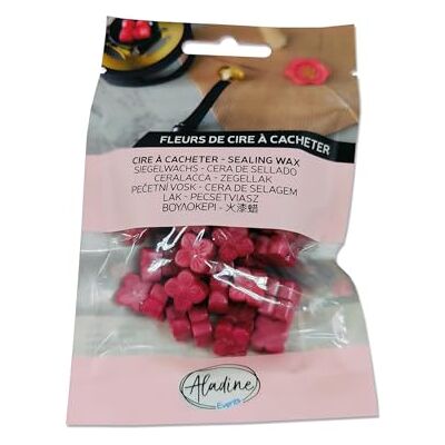 Aladine 72625 – 60 perlas de cera para ocultar – rosa frambuesa nacarada – para crear sello de cera – flores de cera – hacer parte de boda, nacimiento, letras, correos, menús y regalos Aladine 72625 – 60 perlas de cera para ocultar – rosa frambuesa nacarada – para crear sello de cera – flores de cera – hacer parte de boda, nacimiento, letras, correos, menús y regalos