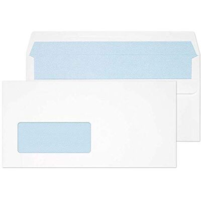Blake Everyday sobres DL (11 x 22cm) 500 unidades 110 g/m² certifcado PEFC y sostenible sobres blancos autoadhesivos Low con ventana papelería para oficinas y manualidades model Blake Everyday sobres DL (11 x 22cm) 500 unidades 110 g/m² certifcado PEFC y sostenible sobres blancos autoadhesivos Low con ventana papelería para oficinas y manualidades model