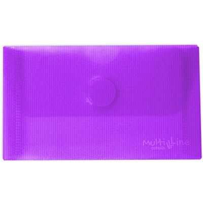 Grafoplas Pack 5 Sobres Plastico, Tamaño Tarjeta, Cierre Textil Adhesivo, Violeta, Multiline, 10,5x6,2cm, Polipropileno Cristal Rayado Traslúcido, Perfecto para Tarjetas de Visita Grafoplas Pack 5 Sobres Plastico, Tamaño Tarjeta, Cierre Textil Adhesivo, Violeta, Multiline, 10,5x6,2cm, Polipropileno Cristal Rayado Traslúcido, Perfecto para Tarjetas de Visita