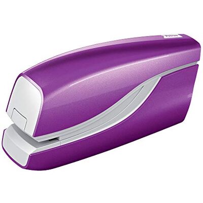 Petrus Grapadora electrica e-310 wow violeta metalizado capacidad 12 hojas usa grapa nº 10 Petrus Grapadora electrica e-310 wow violeta metalizado capacidad 12 hojas usa grapa nº 10