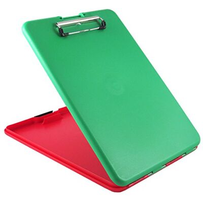 Läufer Saunders SlimMate Portadocumentos (apertura superior, 24 x 33.5 cm), color negro, color rojo y verde Läufer Saunders SlimMate Portadocumentos (apertura superior, 24 x 33.5 cm), color negro, color rojo y verde