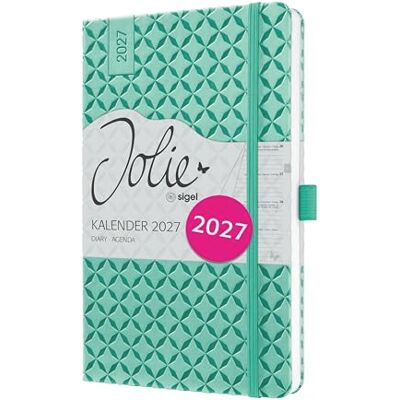 Sigel 7J112 Agenda semanal, A6, azul cielo Calendario, planificador, agenda semanal, organizador Certificado FSC – Jolie Sigel 7J112 Agenda semanal, A6, azul cielo Calendario, planificador, agenda semanal, organizador Certificado FSC – Jolie