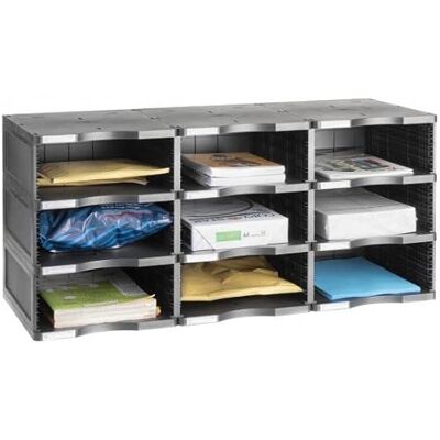 m-office Atenea Módulo Sostenible Jumbo Producto 100% Reciclado Y Reciclable Nueve Compartimentos DIN A4 Compuesto por 3 Bases Y 3 Alturas m-office Atenea Módulo Sostenible Jumbo Producto 100% Reciclado Y Reciclable Nueve Compartimentos DIN A4 Compuesto por 3 Bases Y 3 Alturas