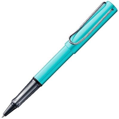 Lamy AL-star turmaline Bolígrafo Rollerball con grip transparente, ergonómico y ancho de trazo M cuerpo de aluminio ligero incluye recambio roller M 63 en negro Lamy AL-star turmaline Bolígrafo Rollerball con grip transparente, ergonómico y ancho de trazo M cuerpo de aluminio ligero incluye recambio roller M 63 en negro