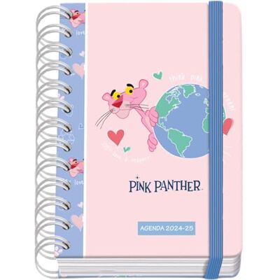 DOHE Agenda Escolar 2024 2025 Día por Página, Tamaño A6 (12x17 cm), Cierre Anillas y Goma, Español e Inglés, 4 Páginas de Pegatinas, Septiembre a Junio, Material Escolar Pink Panther ecoPink DOHE Agenda Escolar 2024 2025 Día por Página, Tamaño A6 (12x17 cm), Cierre Anillas y Goma, Español e Inglés, 4 Páginas de Pegatinas, Septiembre a Junio, Material Escolar Pink Panther ecoPink