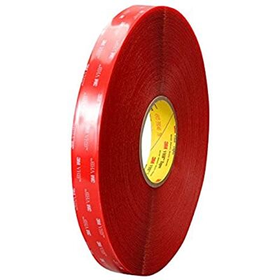 3M VHB 4905 Cinta Adhesiva, 25 mm x 66 m, 3 unidades, Transparente 3M VHB 4905 Cinta Adhesiva, 25 mm x 66 m, 3 unidades, Transparente