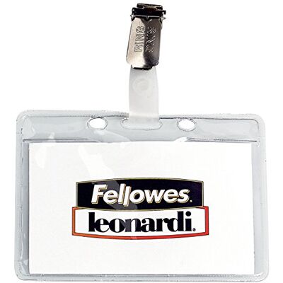 Fellowes Soporte para tarjetas Kristal de metal, transparente, paquete de 100 unidades Fellowes Soporte para tarjetas Kristal de metal, transparente, paquete de 100 unidades