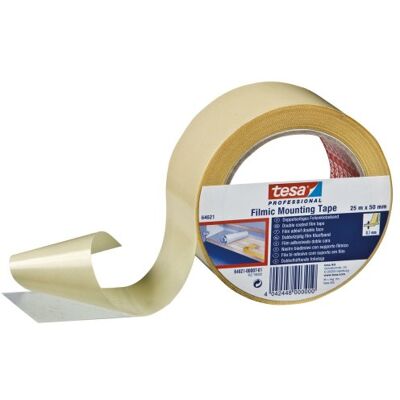 tesa Cinta doble cara Montaje Transparente serie 64621-25m x 50mm mancheta tesa Cinta doble cara Montaje Transparente serie 64621-25m x 50mm mancheta