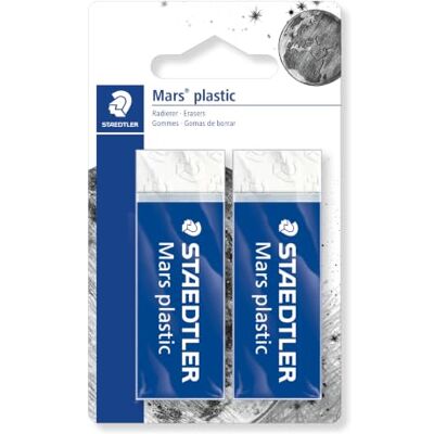 STAEDTLER Soft 526 50 BK2D. Gomas de borrar de color blanco. Blíster con dos unidades. STAEDTLER Soft 526 50 BK2D. Gomas de borrar de color blanco. Blíster con dos unidades.