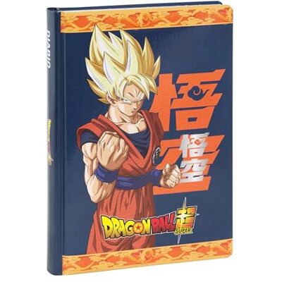 Franco Cosimo Panini Dragon Ball Super Agenda escolar oficial Dragon Ball, diario de 12 meses ideal para la escuela primaria, con tapa acolchada y 320 páginas interiores impresas a color, 13 x 17,8 cm, azul Franco Cosimo Panini Dragon Ball Super Agenda escolar oficial Dragon Ball, diario de 12 meses ideal para la escuela primaria, con tapa acolchada y 320 páginas interiores impresas a color, 13 x 17,8 cm, azul
