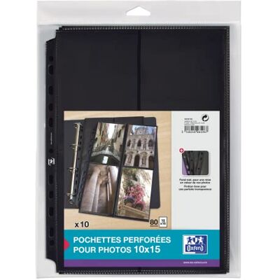 Oxford ELBA Fotohüllen für 4 Fotos 100 x 150 mm, Format: DIN A4 Oxford ELBA Fotohüllen für 4 Fotos 100 x 150 mm, Format: DIN A4