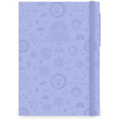 Legami Planificador semanal Maxi 2027, Cosmic Lilac, 12 meses, cierre con banda elástica, calendario de enero de 2027 a diciembre de 2027, hecho de papel certificado por FSC, 19,5 x 26,5 cm Legami Planificador semanal Maxi 2027, Cosmic Lilac, 12 meses, cierre con banda elástica, calendario de enero de 2027 a diciembre de 2027, hecho de papel certificado por FSC, 19,5 x 26,5 cm