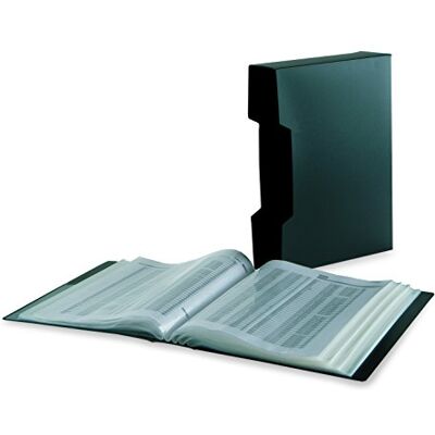 Fellowes Bankers Box CRC Carpeta porta fundas, 85 fundas, negro Fellowes Bankers Box CRC Carpeta porta fundas, 85 fundas, negro
