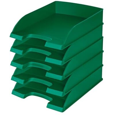 Leitz Bandeja portadocumentos, color verde Pack Leitz Bandeja portadocumentos, color verde Pack