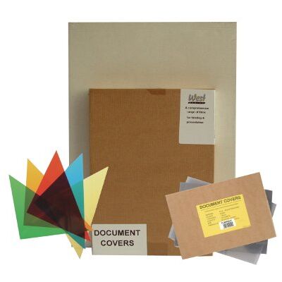 Colorcel Separadores para encuadernación, tamaño A4, transparentes, 100 unidades Colorcel Separadores para encuadernación, tamaño A4, transparentes, 100 unidades