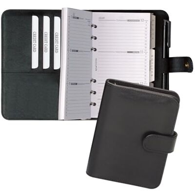 BIND Systemplaner A7 FINEtouch Kunstleder schwarz Terminplaner Ordner 14 x 11,5 x 3 cm mit System-Einsteckkalender 1 Woche = 2 Seiten Planer mit Druckverschluss Kalender 25.04.2019 BIND Systemplaner A7 FINEtouch Kunstleder schwarz Terminplaner Ordner 14 x 11,5 x 3 cm mit System-Einsteckkalender 1 Woche = 2 Seiten Planer mit Druckverschluss Kalender 25.04.2019