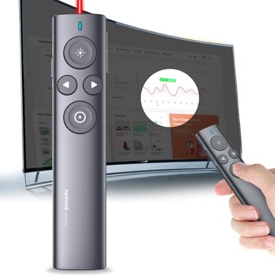 Norwii N95s Pro Puntero láser para presentaciones con Foco y Lupa Digitales Puntero digital para TV/LCD, alcance de 50 m, receptor USB-A, batería recargable; compatible con el software Presenter Norwii N95s Pro Puntero láser para presentaciones con Foco y Lupa Digitales Puntero digital para TV/LCD, alcance de 50 m, receptor USB-A, batería recargable; compatible con el software Presenter