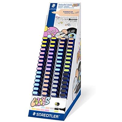 STAEDTLER 364 CCA60. Rotuladores fluorescentes. Expositor con 60 unidades de 10 colores variados. STAEDTLER 364 CCA60. Rotuladores fluorescentes. Expositor con 60 unidades de 10 colores variados.