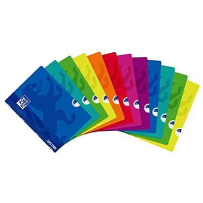 Oxford Libretas Tapa plástico. Pack de 10 unidades. A4. 48 hojas. 1 línea horizontal. Oxford Libretas Tapa plástico. Pack de 10 unidades. A4. 48 hojas. 1 línea horizontal.