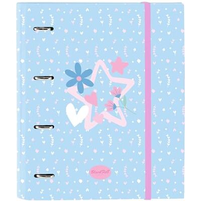 Safta BLACKFIT8 SMILE Carpeta 4 Anillas de 35 cm con 100 Hojas A4, Ideal para Niños de Diferentes Edades, Cómoda y Versátil, Calidad y Resistencia, 27x3.5x32 cm Safta BLACKFIT8 SMILE Carpeta 4 Anillas de 35 cm con 100 Hojas A4, Ideal para Niños de Diferentes Edades, Cómoda y Versátil, Calidad y Resistencia, 27x3.5x32 cm