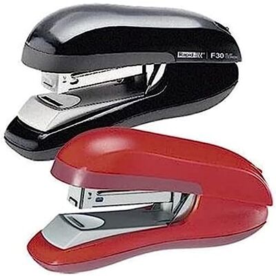 Leitz Rapid F30 Fashion Grapadora de media tira, capacidad para 30 hojas, grapadora plana, diseño ergonómico, color negro Leitz Rapid F30 Fashion Grapadora de media tira, capacidad para 30 hojas, grapadora plana, diseño ergonómico, color negro