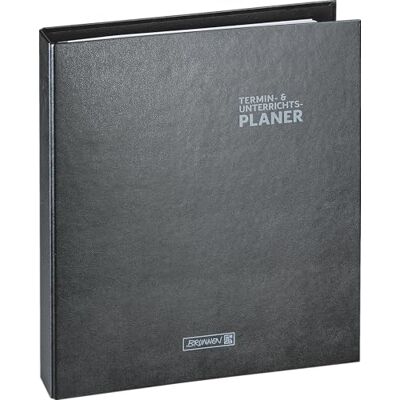 BRUNNEN Ringbuch-Kalender mit Einlage 2026/2027 A4+, Kunststoff, schwarz BRUNNEN Ringbuch-Kalender mit Einlage 2026/2027 A4+, Kunststoff, schwarz