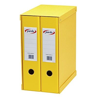 PARDO Modulo de 2 archivadores folio, color amarillo PARDO Modulo de 2 archivadores folio, color amarillo