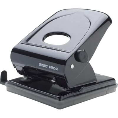 Rapid Taladro 2 agujeros FASION metálico modelo FMC40 color negro Rapid Taladro 2 agujeros FASION metálico modelo FMC40 color negro